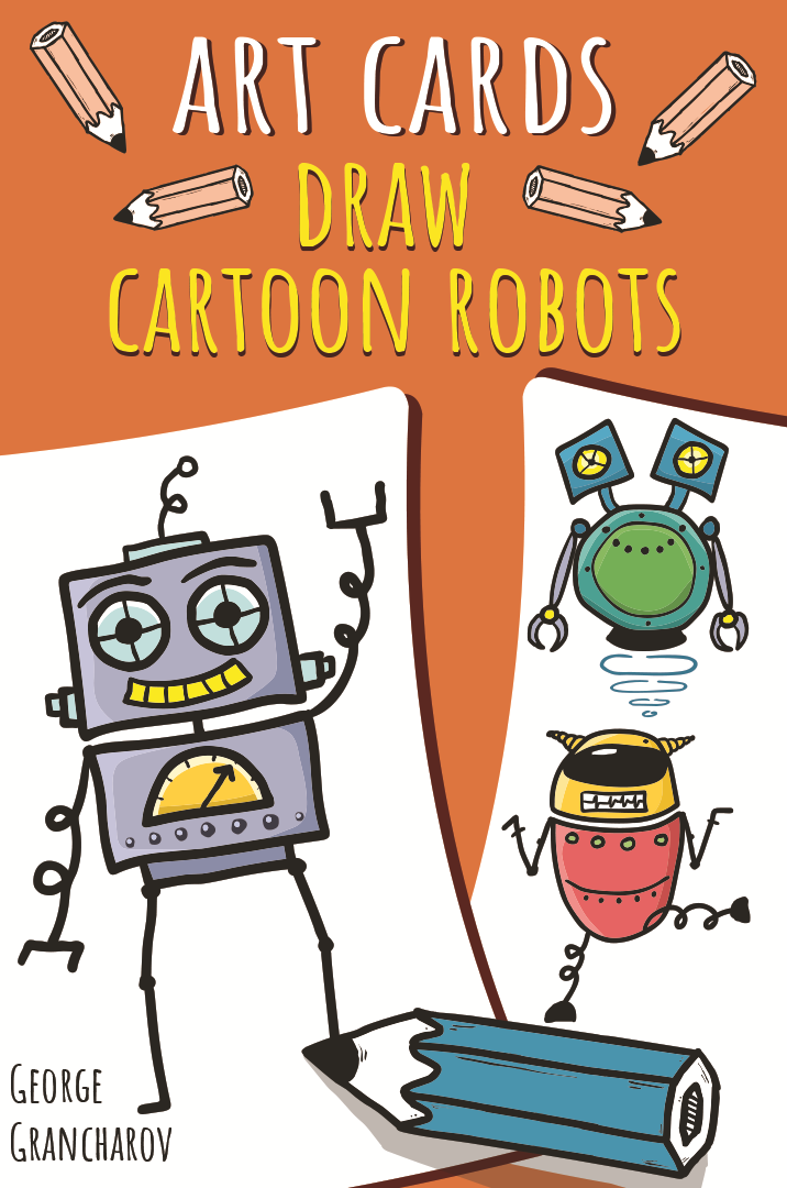 cartoon robot drawings