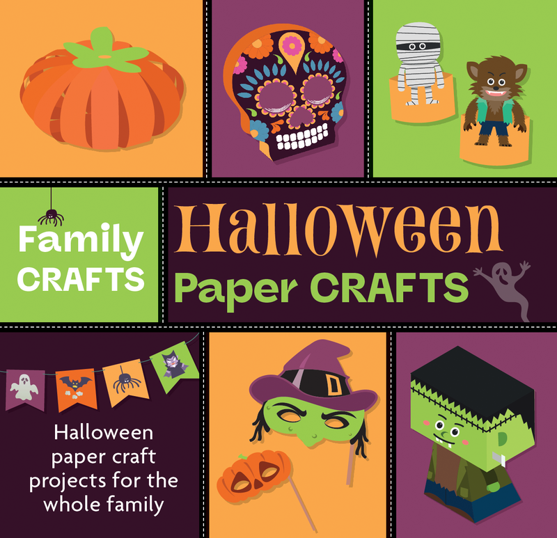 Family Crafts: Halloween Paper Crafts cover